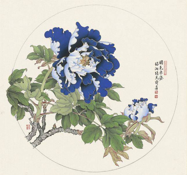 台中市 contact for price 您好,我对张克齐的【国色风姿】这件作品很