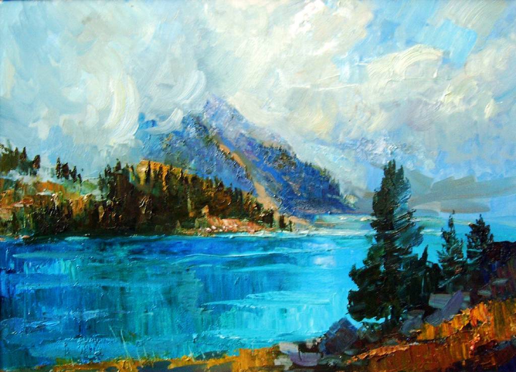 Pavel Veselkin - Clouds over the Big Lake
