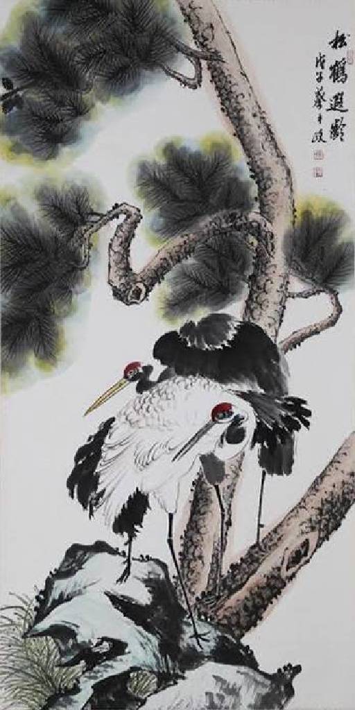 蔡平政 - 松鶴遐齡