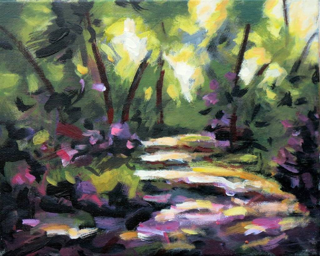 Vanessa - Abstract Landscape oil painting # 2