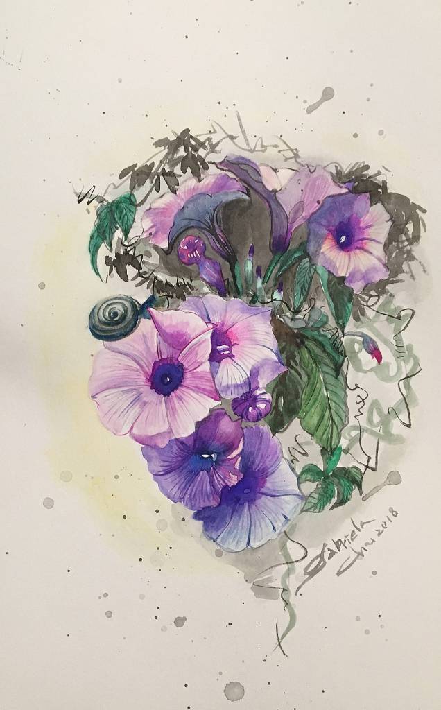 朱珮銀 - Morning glory (牽牛花)