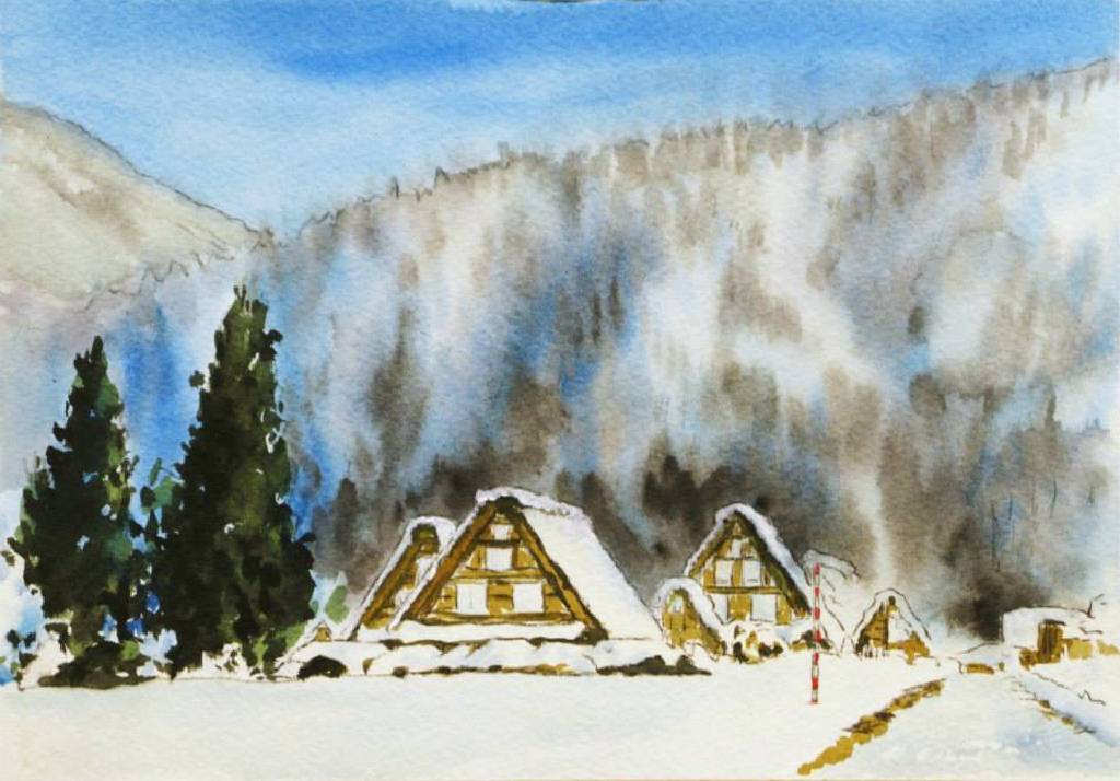王素 - 合掌村冬雪