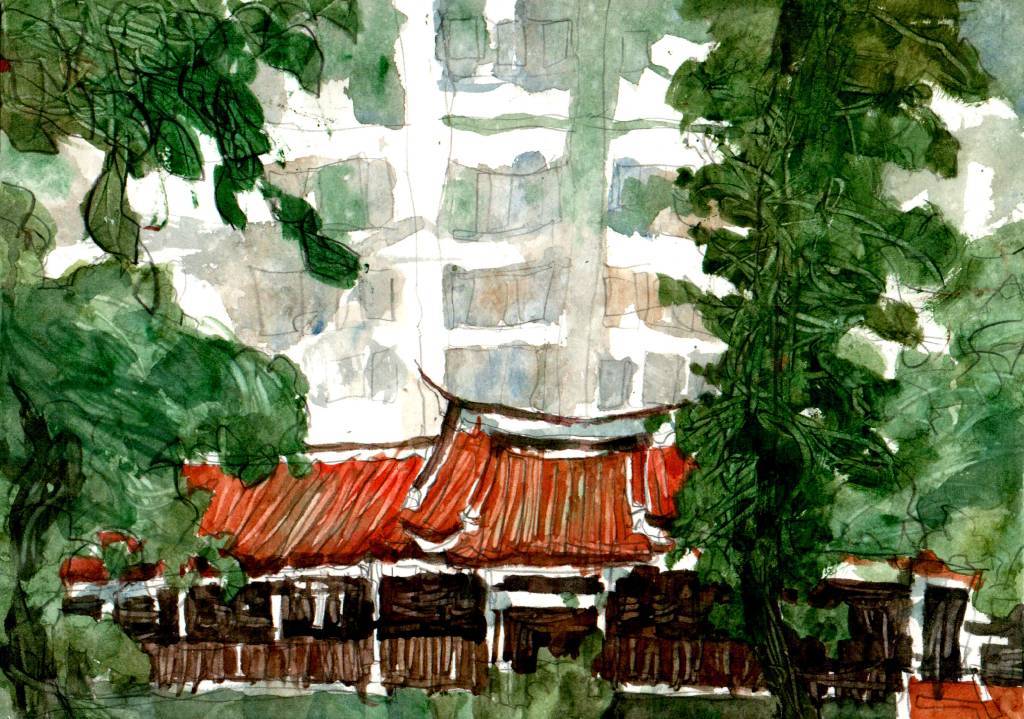 林致維 - 大雨中的吳園