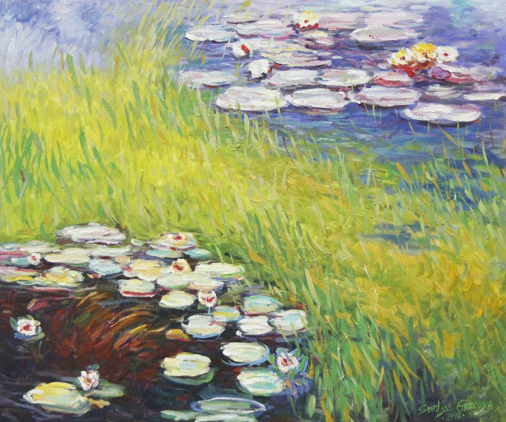 葛拉娜 - Water lilies, inspired by Monet