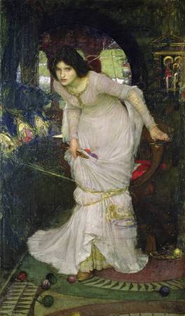 X8903 John William Waterhouse The Lady of Shalott, 1888 Oil on canvas 142.2 × 86.3 cm Leeds Museums and Galleries (Temple Newsam) (LEEAG.PA.1895.0004) © Leeds Museums and Galleries (Leeds Art Gallery) / Bridgeman Images