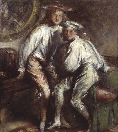 X8905 Charles Haslewood Shannon Les Marmitons, 1897 Oil on canvas on board 39 × 36.6 cm © Tate, London (N05363)