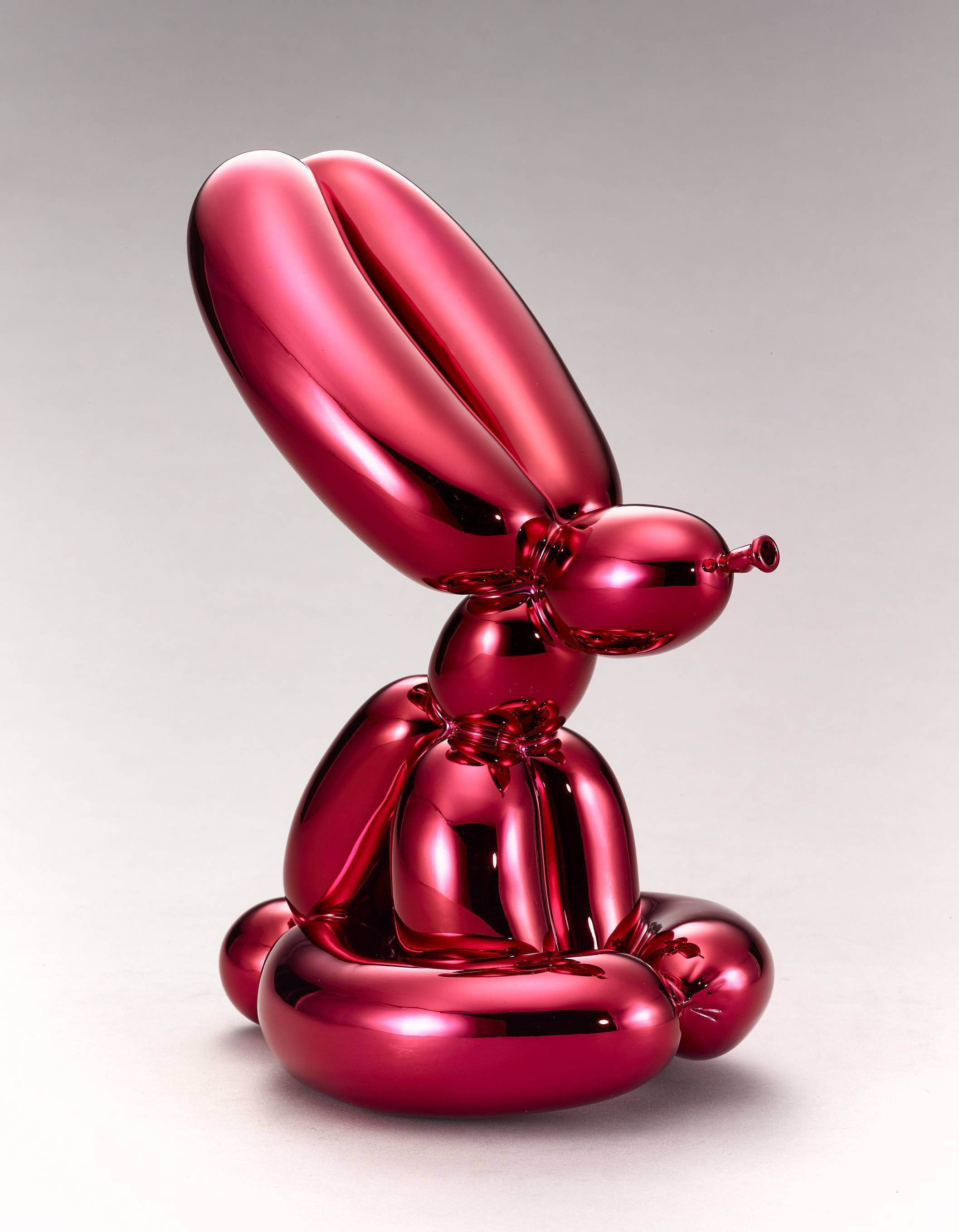 傑夫昆斯 氣球動物 系列  氣球兔(紅) 2017  精緻陶瓷 29.2 x 13.9 x 21 cm © Jeff Koons