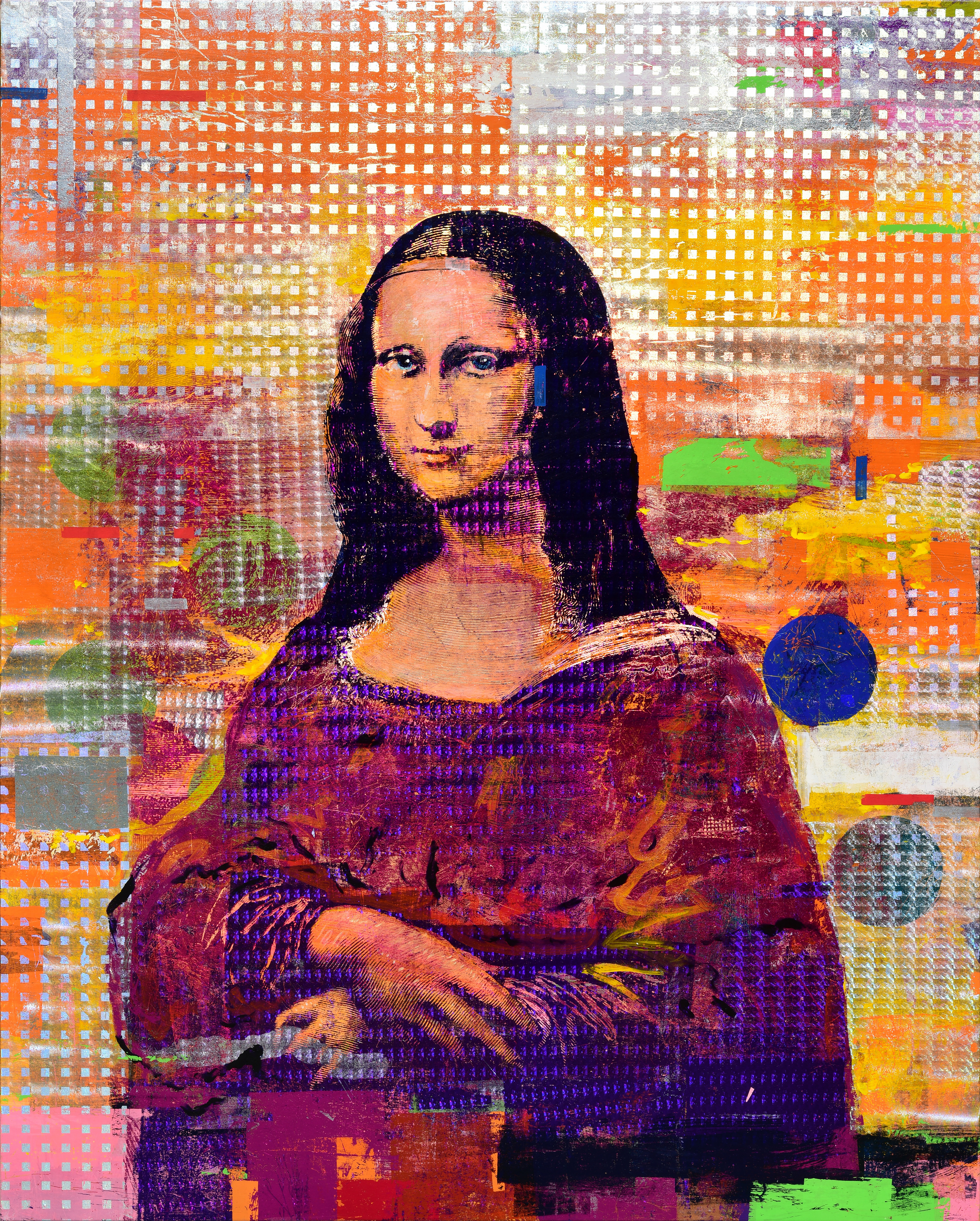 Houben Tcherkelov Mona Lisa 2018 複合媒材 152.3x121.8cm