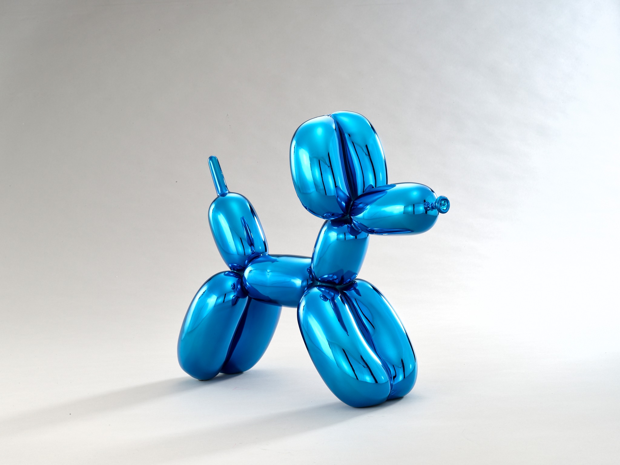 氣球狗 Balloon Dog Blue 2021 精瓷 48x16x40 cm
