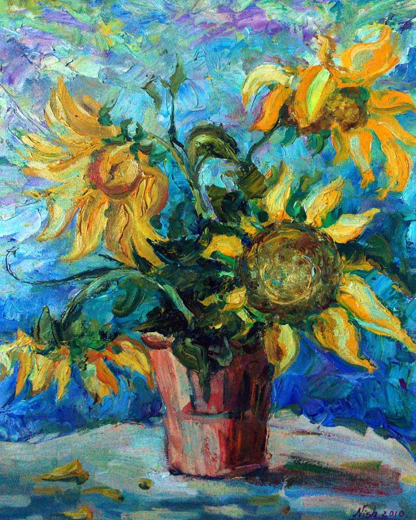 Natalia Nysh - Furry sunflowers