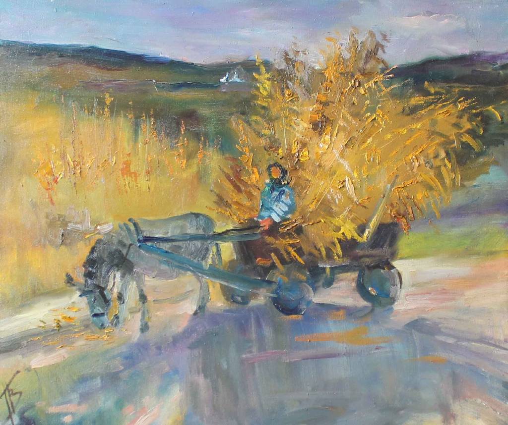 Pavel Veselkin - Carriage with corn. Moldova