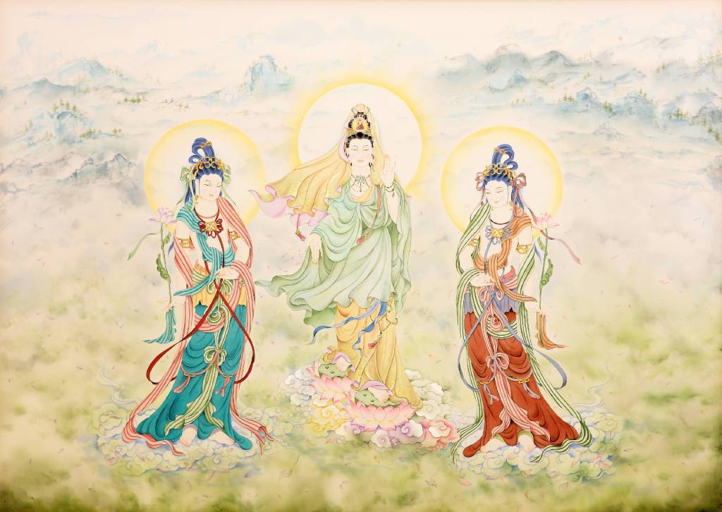 傳意菩提 - 華嚴會菩薩 畫師:張德怡