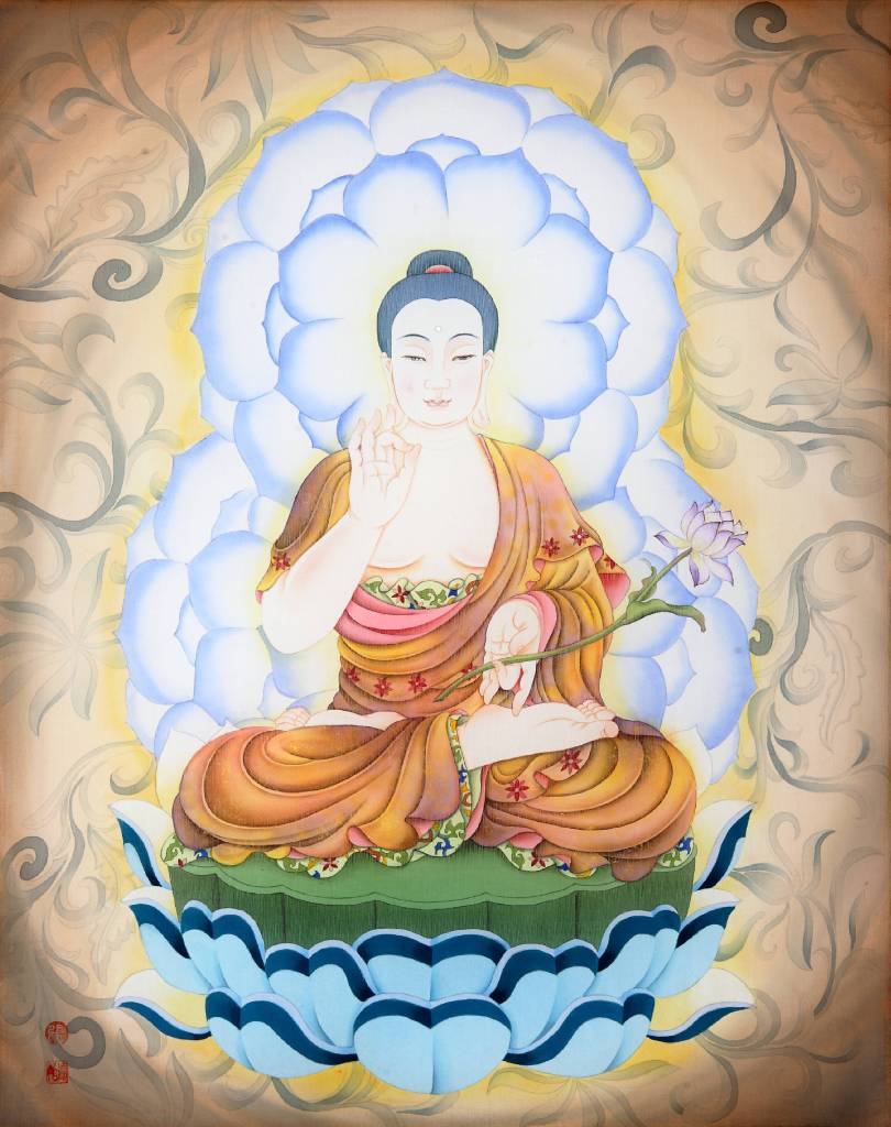 傳意菩提 - 阿彌陀佛 畫師:張德怡