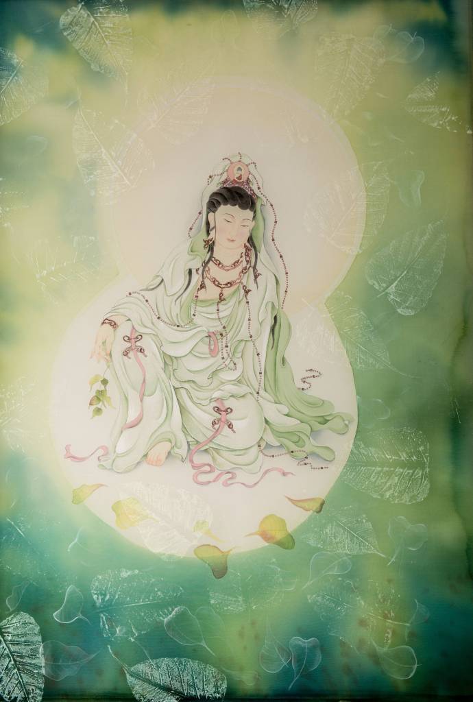 傳意菩提 - 菩提葉觀音 畫師:張德怡