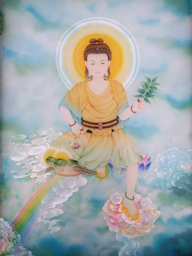 傳意菩提 - 阿逸多菩薩本尊像 畫師:迴香