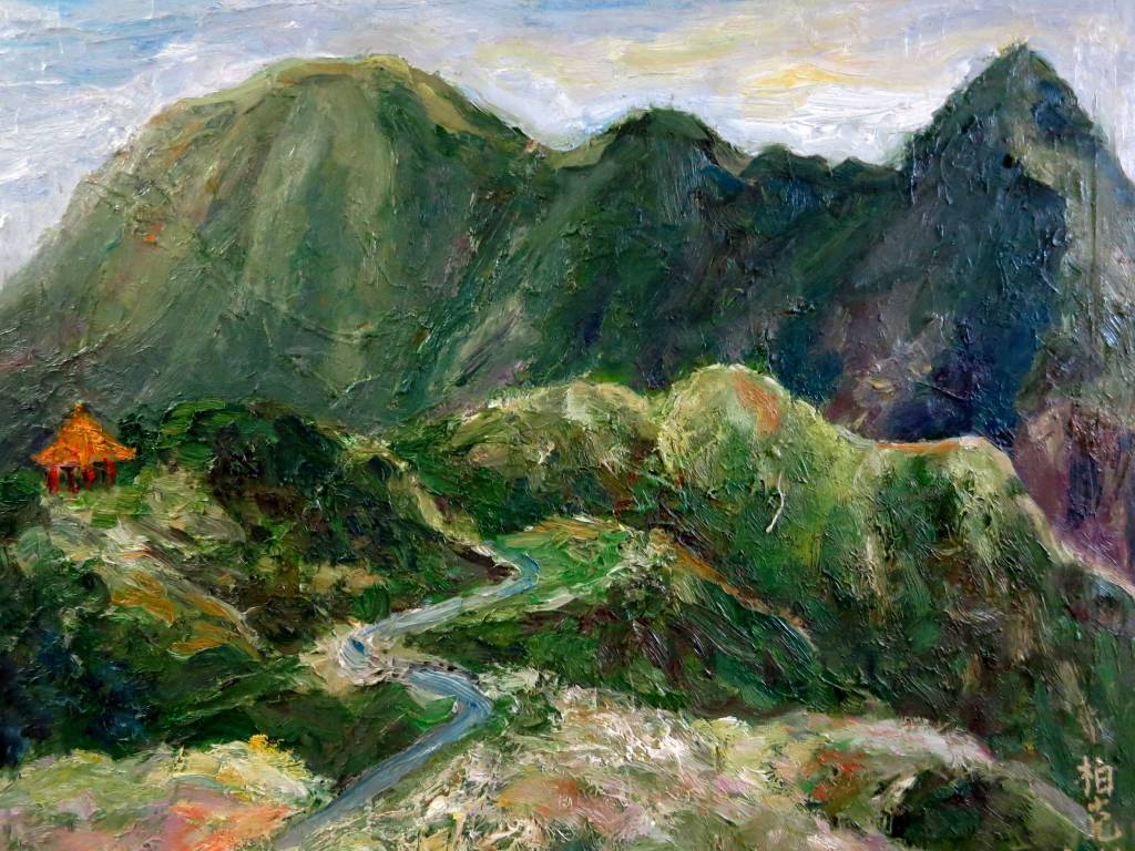 潘柏克(柏克創藝) - 俯瞰基隆山 Overlooking Keelung Mountain