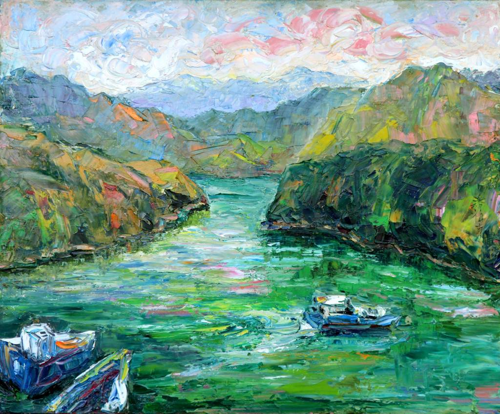 潘柏克(柏克創藝) - 水碧山青 Clear Waters and Green Mountains